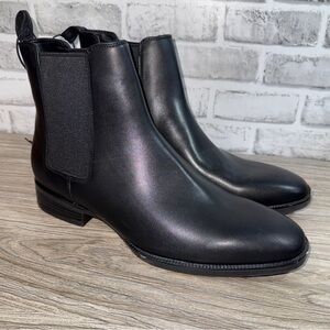 Calvin Klein Men’s Chelsea Boots Black Pull On Size 13 NWT